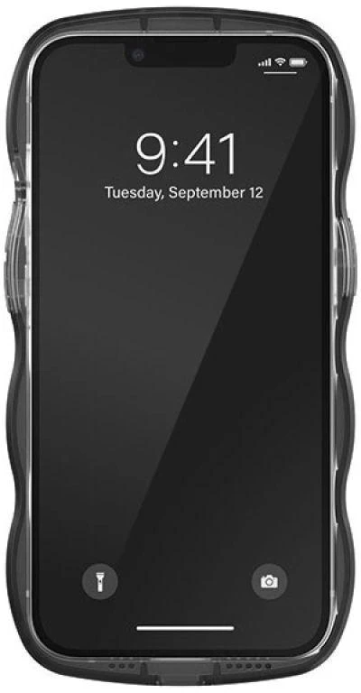 Adidas OR Wavy Dėklas iPhone 13 Pro/13 6,1″ juodos spalvos-skaidrus 51900