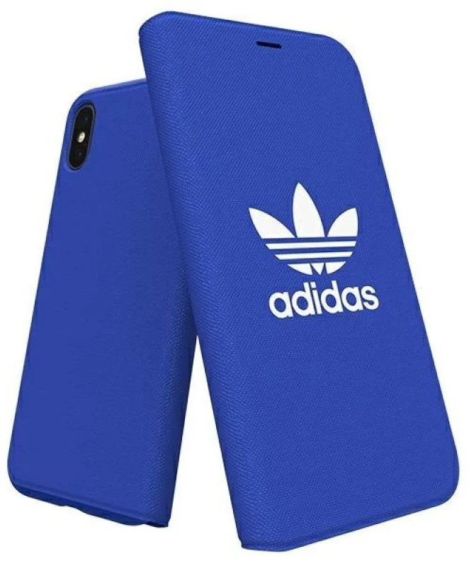 Apple iPhone X / XS Adidas Booklet dėklas Canvas mėlynos spalvos