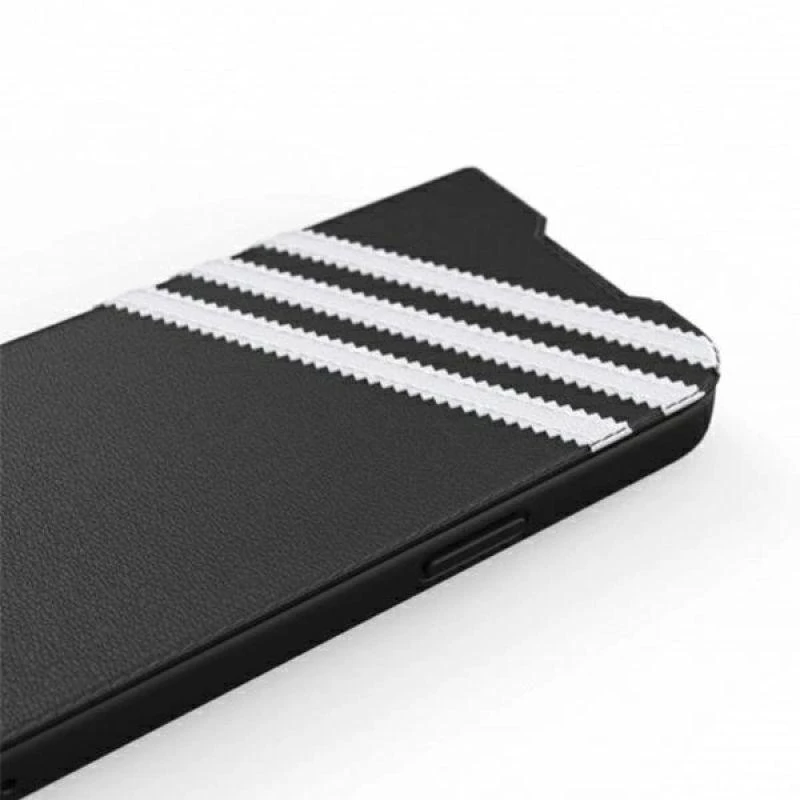 Adidas OR Booklet Dėklas PU Apple iPhone 13 Pro/ 13 6,1″ juodos spalvos baltos spalvos 47112