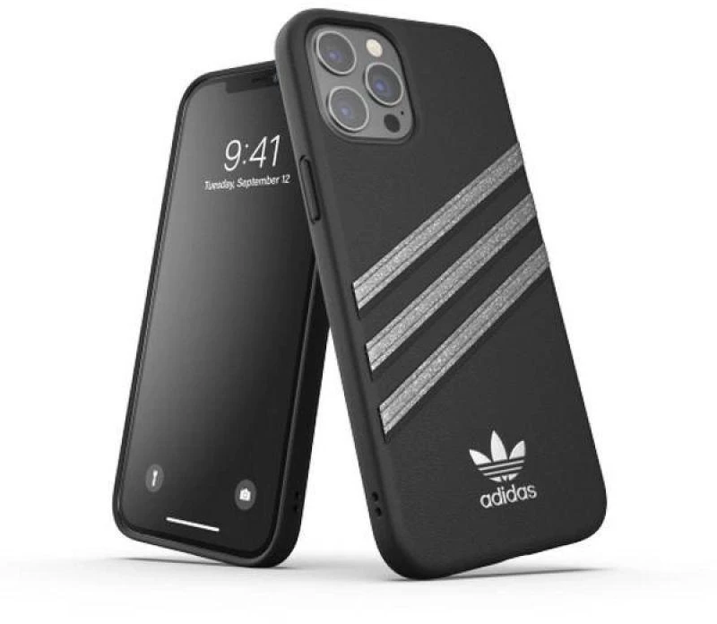 Apple iPhone 12 Pro Max Adidas OR Moulded dėklas Woman juodos spalvos