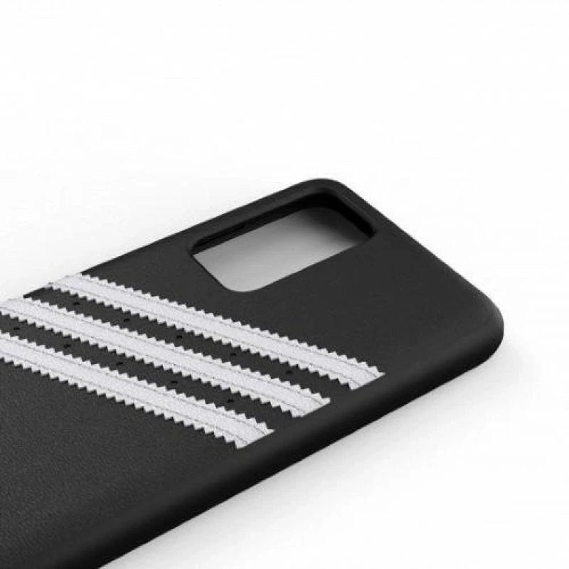 Dėklas Adidas OR Moulded PU SS20 Huawei P40 juodos spalvos baltas 39061