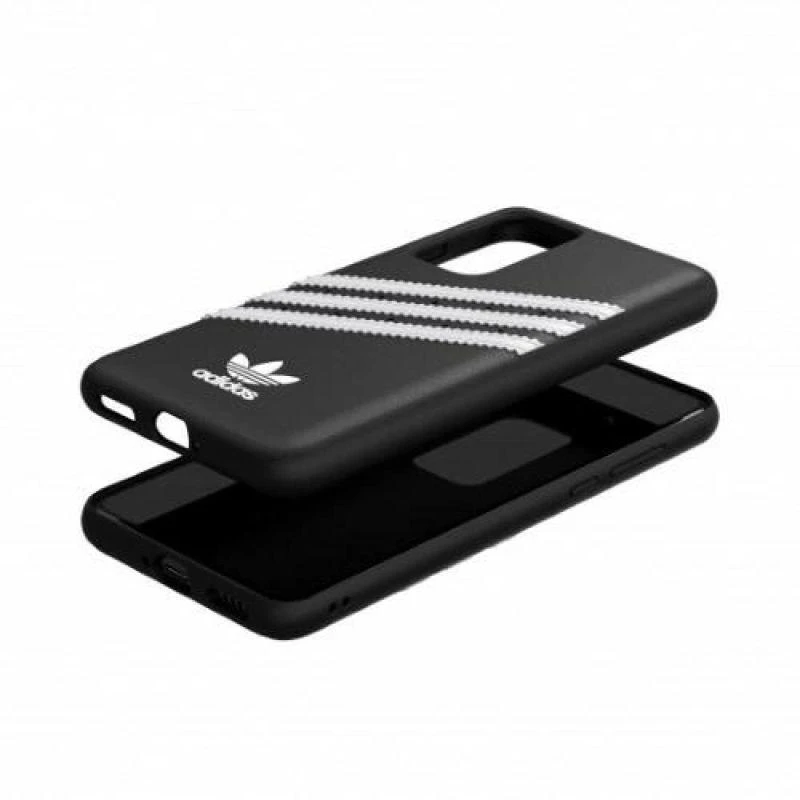 Dėklas Adidas OR Moulded PU SS20 Huawei P40 juodos spalvos baltas 39061