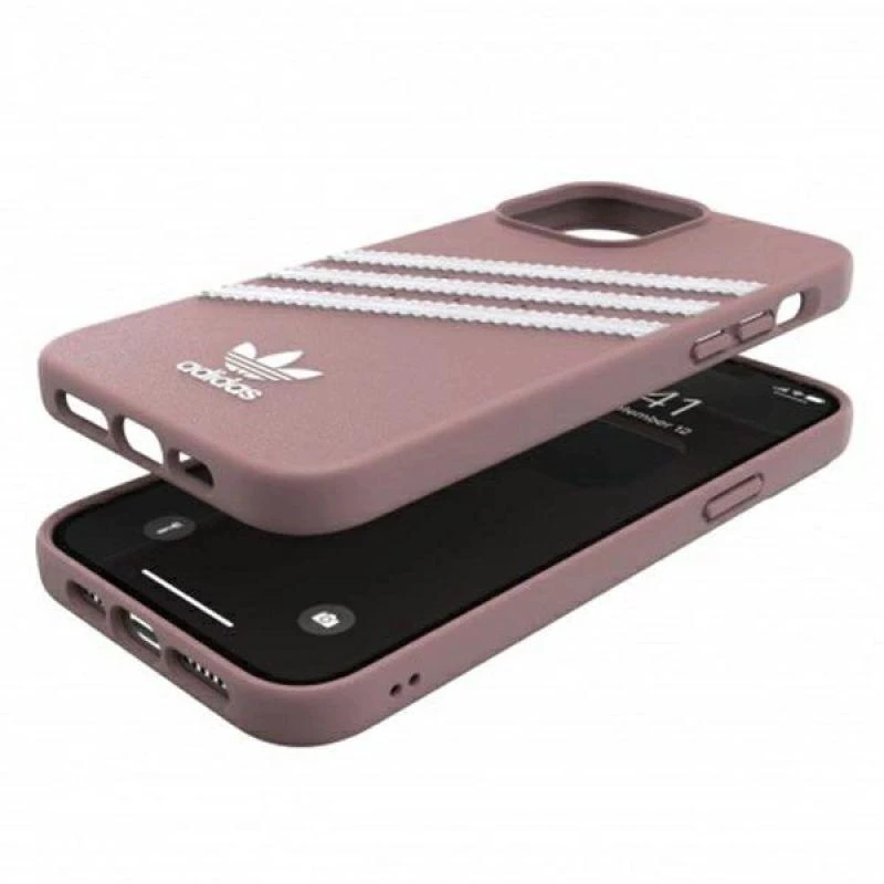 Adidas OR Moulded Dėklas PU Apple iPhone 13 Pro Max 6,7″ rožinės spalvos 47809