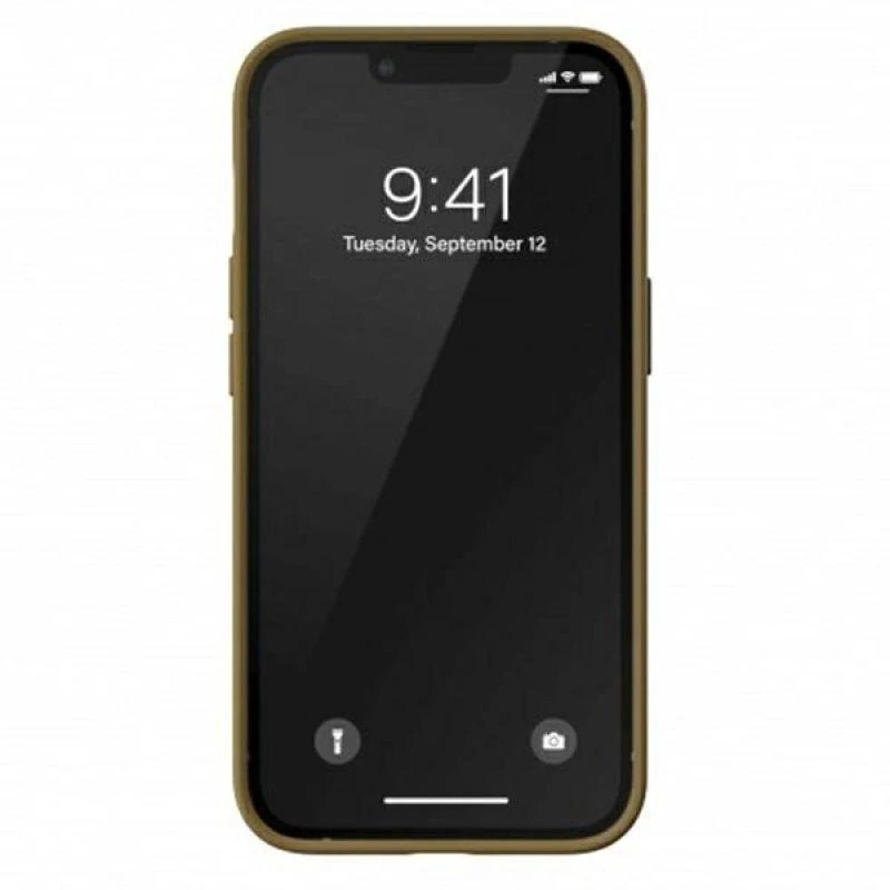 Dėklas Adidas OR Moulded PU Apple iPhone 13 Pro / 13 6,1" smėlio-auksinis 47806