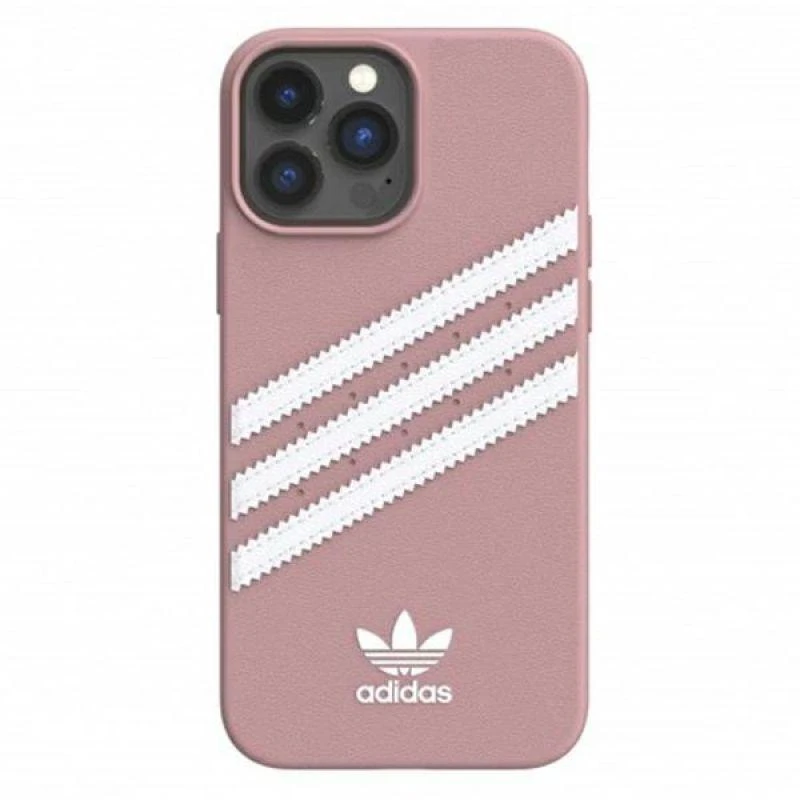 Adidas OR Moulded Dėklas PU Apple iPhone 13 Pro Max 6,7″ rožinės spalvos 47809
