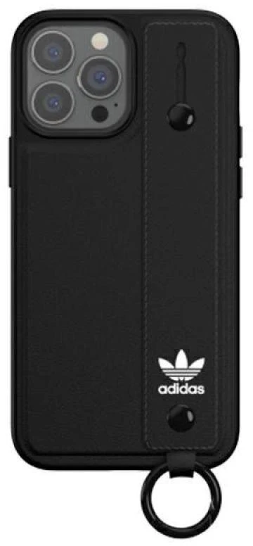 Adidas OR Hand Strap dėklas Apple iPhone 13 ProMax 6,7″ juodos spalvos 47139