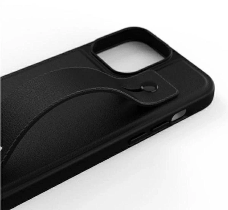 Adidas OR Hand Strap dėklas Apple iPhone 13 ProMax 6,7″ juodos spalvos 47139
