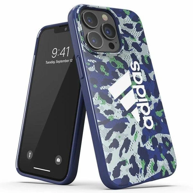 Adidas OR Snap Dėklas Leopard Apple iPhone 13/13 Pro 6,1″ mėlynas 47260