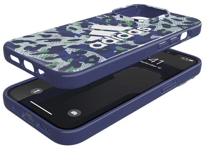 Adidas OR Snap Dėklas Leopard Apple iPhone 13/13 Pro 6,1″ mėlynas 47260