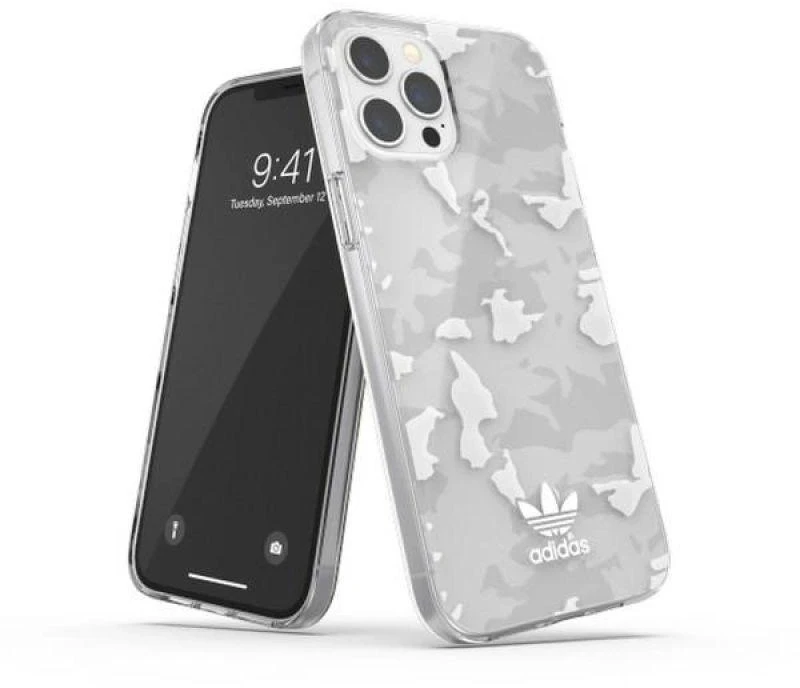 Apple iPhone 12 Pro Max Adidas OR Snap dėklas Camo skaidrus