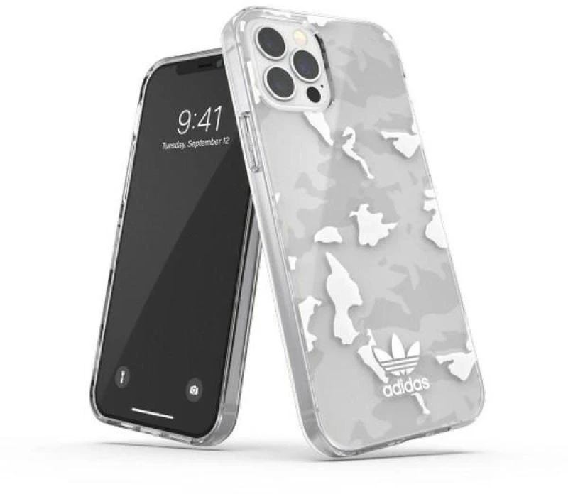 Adidas OR SnapDėklas Camo Apple iPhone 12/12 Pro baltos spalvos 43705