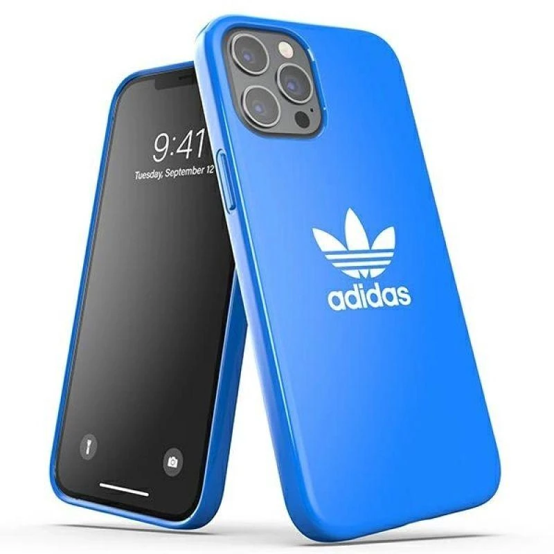 Adidas OR Snapdėklas Trefoil Apple iPhone 12 ProMax mėlynas 42291