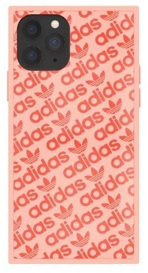 Adidas OR Square dėklas iPhone 11 Pro telefonui, rožinis