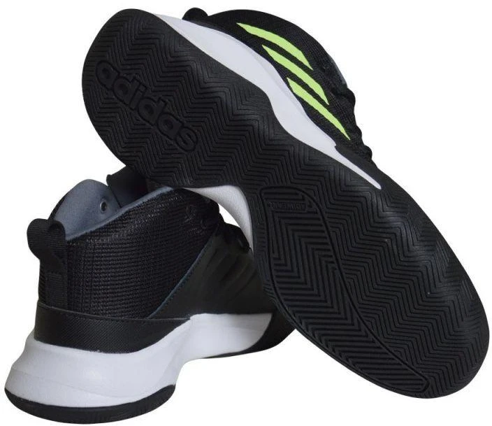 Adidas Ownthegame Vaikiski Platūs Krepsinio Bateliai Cblack/Hireye/Onix - EF0308
