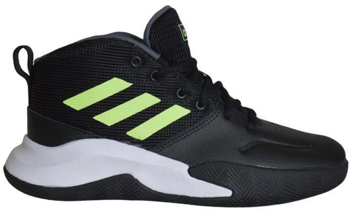 Adidas Ownthegame Vaikiski Platūs Krepsinio Bateliai Cblack/Hireye/Onix - EF0308