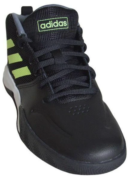 Adidas Ownthegame Vaikiski Platūs Krepsinio Bateliai Cblack/Hireye/Onix - EF0308