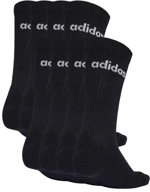 „Adidas“ paminkštintos „Linear Crew“ kojinės, 10 porų, juodos, KF9092