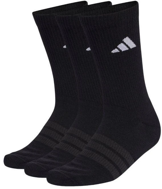 adidas Paminkštintos Sportinės 3 poros Kojinės Juodos KC9626