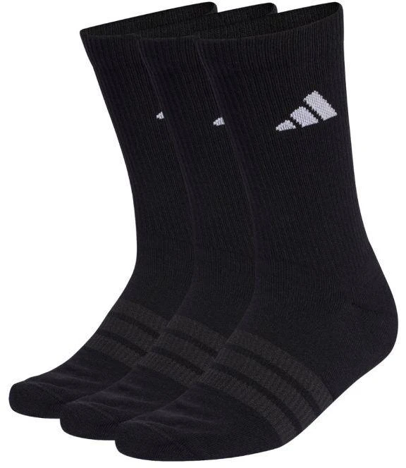 adidas Paminkštintos Sportinės 3 poros Kojinės Juodos KC9626