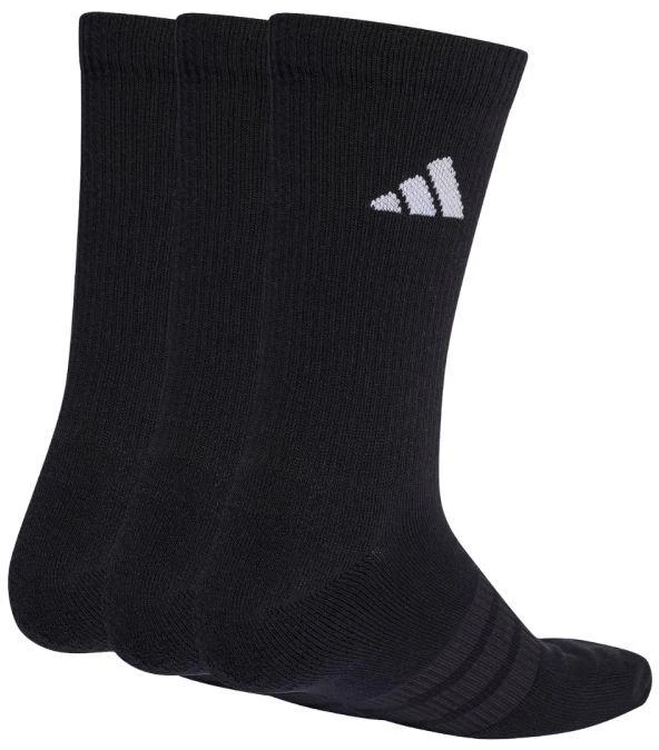 adidas Paminkštintos Sportinės 3 poros Kojinės Juodos KC9626