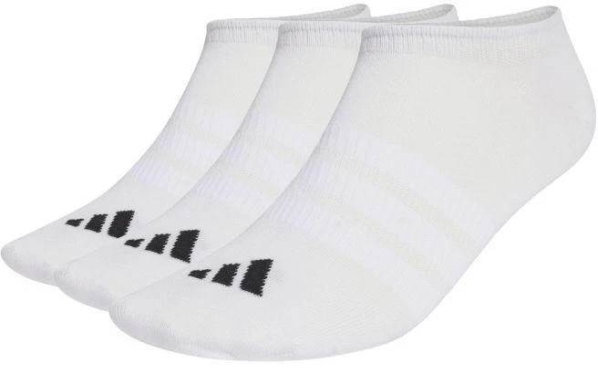 Adidas Ploni&Lengvi Sportiniai Nematomi Kojiniai, 3 poros, Balti JZ0534