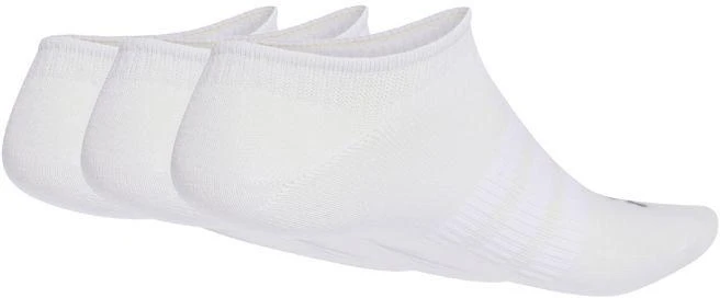 Adidas Ploni&Lengvi Sportiniai Nematomi Kojiniai, 3 poros, Balti JZ0534