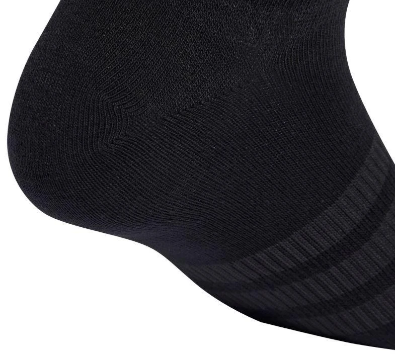 Adidas Plonos ir lengvos sportinės nematomos kojinės, 3 poros, juodos KD6719