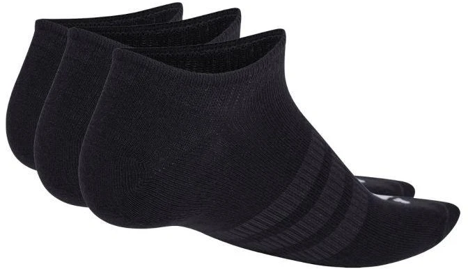 Adidas Plonos ir lengvos sportinės nematomos kojinės, 3 poros, juodos KD6719