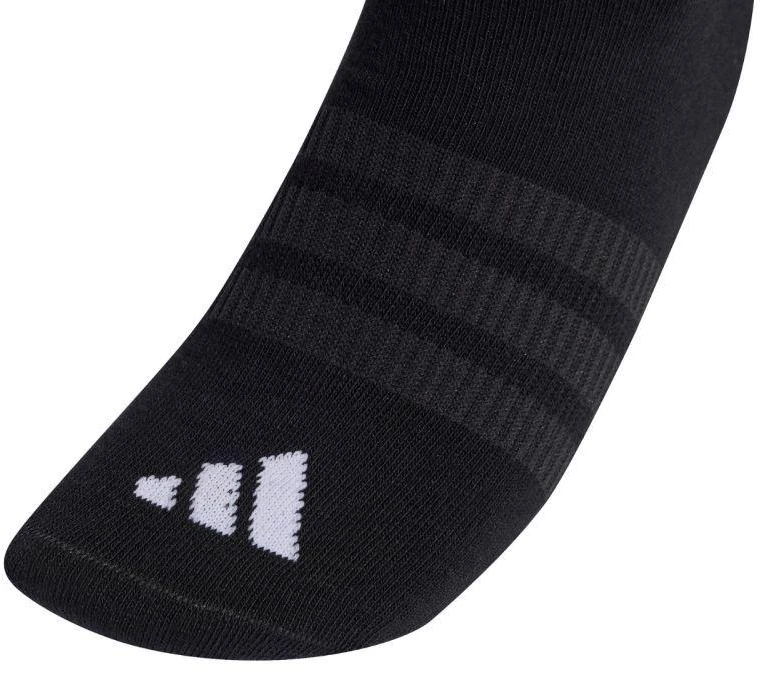 Adidas Plonos ir lengvos sportinės nematomos kojinės, 3 poros, juodos KD6719