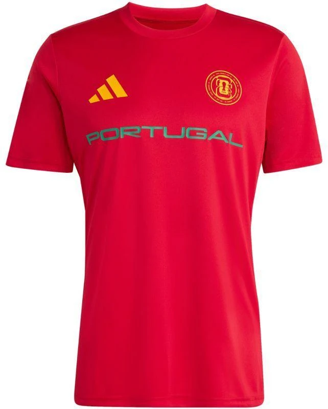 adidas Portugal 26 išvykos aprangos marškinėliai, raudoni KH2310
