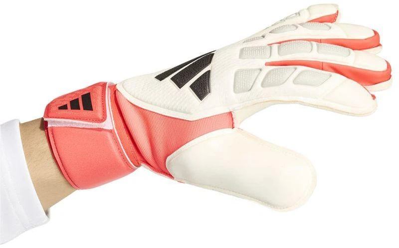 adidas Predator Match vartininko pirštinės baltos ir raudonos KA7783
