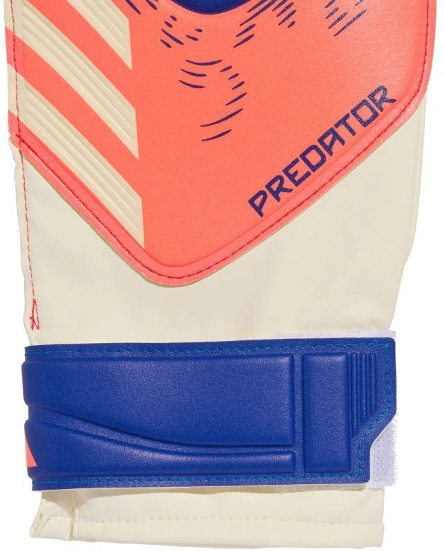 adidas Predator Treniruočių Vartininko Pirštinės Baltos ir Oranžinės JN5355