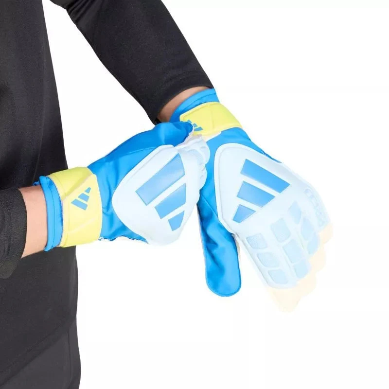 adidas Predator Treniruočių Vartininko Pirštinės Baltos, Geltonos ir Mėlynos KA7786