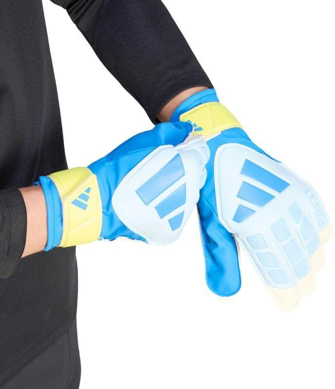 adidas Predator Treniruočių Vartininko Pirštinės Baltos, Geltonos ir Mėlynos KA7786