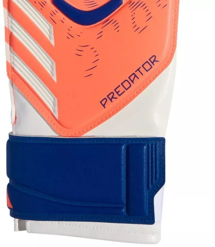 adidas Predator Vaikų Treniruočių Vartininko Pirštinės Baltos ir Oranžinės JN5361