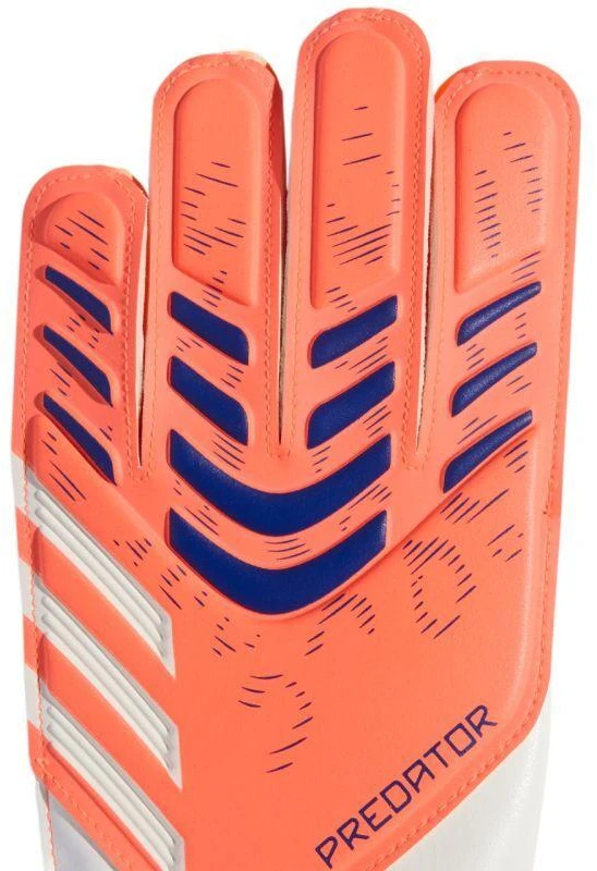 adidas Predator Vaikų Treniruočių Vartininko Pirštinės Baltos ir Oranžinės JN5361