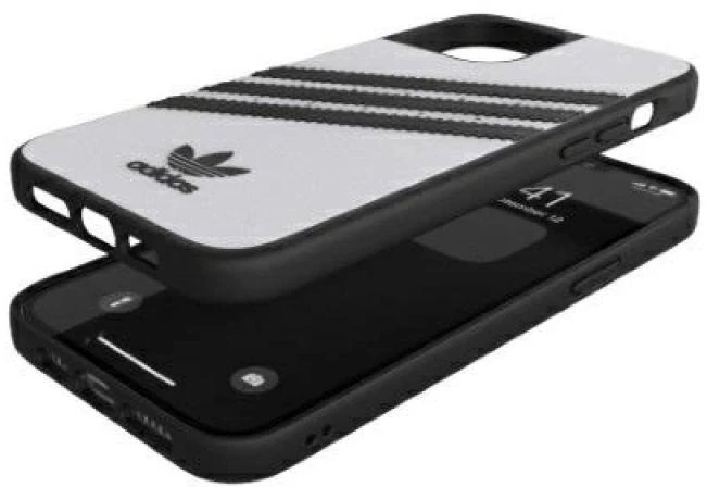 Apple iPhone 12 Pro Max Adidas OR Moulded dėklas PU (42239) baltos spalvos