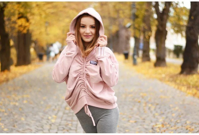 Adidas Ruched Hoodie W EC0782