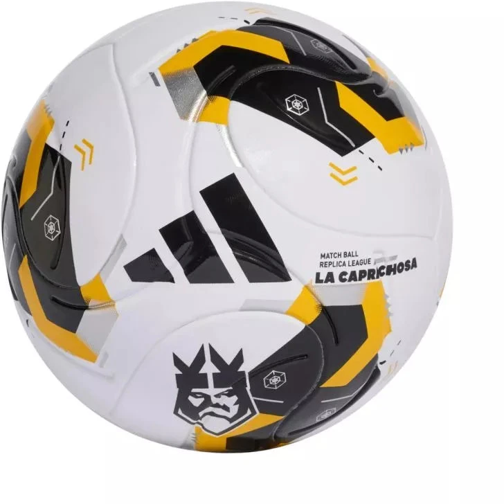 adidas Sakramento Kings Turnyrinis Futbolo Kamuolys Baltos, Juodos ir Geltonos KE8229