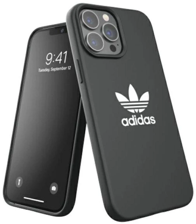 Dėklas Adidas OR Silicone Apple iPhone 13 Pro Max 6,7″ juodos spalvos 47150