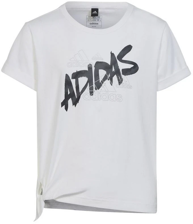 adidas šokių marškinėliai su mazgu berniukams HR5818