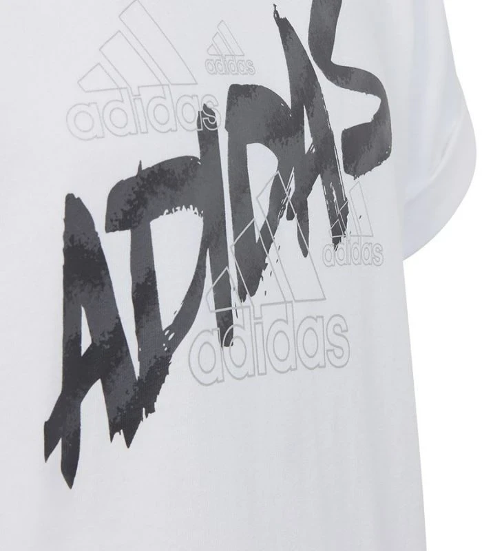 adidas šokių marškinėliai su mazgu berniukams HR5818