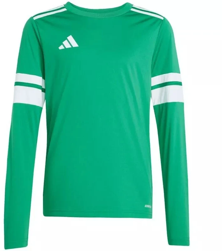 adidas Squadra 25 marškinėliai ilgomis rankovėmis vaikams žali JN7491