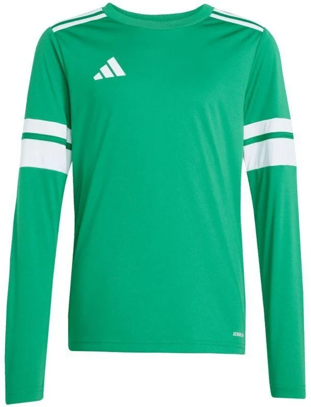 adidas Squadra 25 marškinėliai ilgomis rankovėmis vaikams žali JN7491