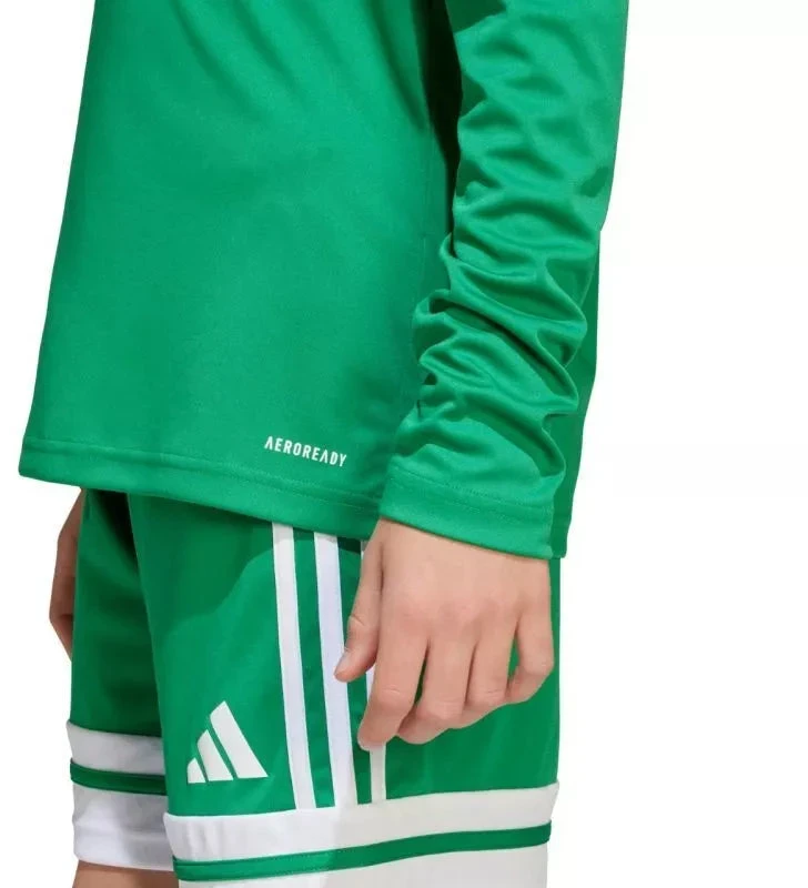 adidas Squadra 25 marškinėliai ilgomis rankovėmis vaikams žali JN7491