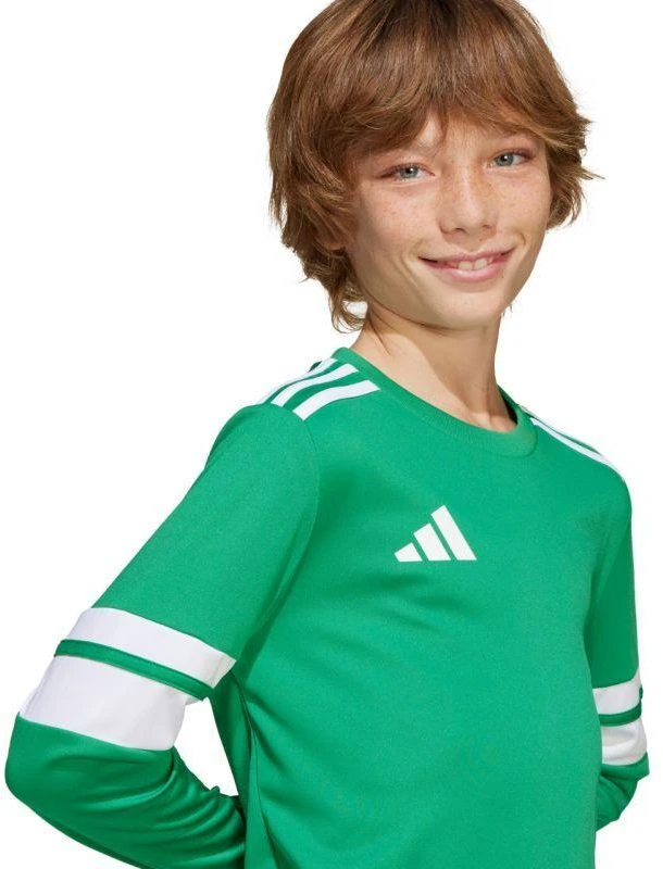 adidas Squadra 25 marškinėliai ilgomis rankovėmis vaikams žali JN7491
