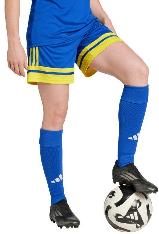 adidas Squadra 25 moteriški šortai, mėlyni ir geltoni, JN5408