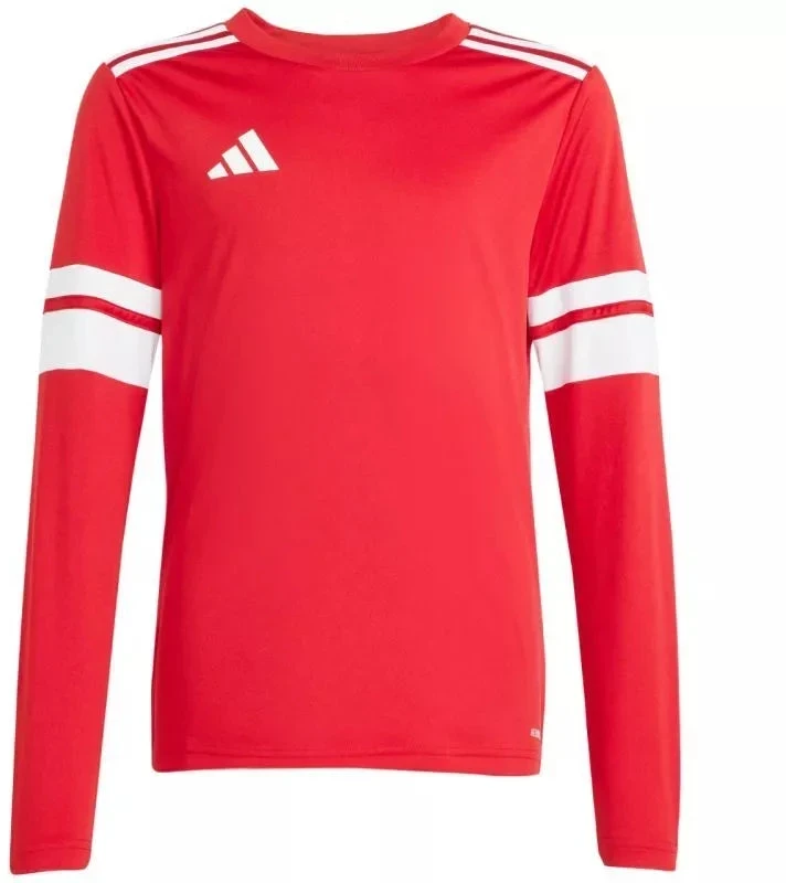 adidas Squadra 25 Vaikiškas džersis ilgomis rankovėmis, raudonas ir baltas JJ0041