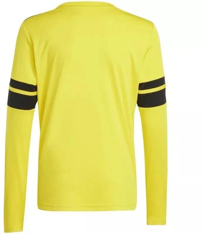 adidas Squadra 25 vaikiški marškinėliai ilgomis rankovėmis geltoni JJ0043