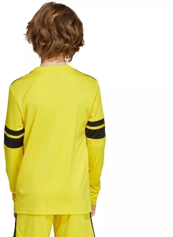 adidas Squadra 25 vaikiški marškinėliai ilgomis rankovėmis geltoni JJ0043